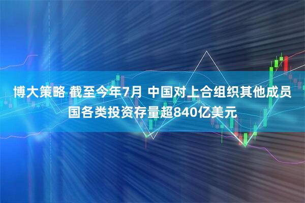博大策略 截至今年7月 中国对上合组织其他成员国各类投资存量超840亿美元